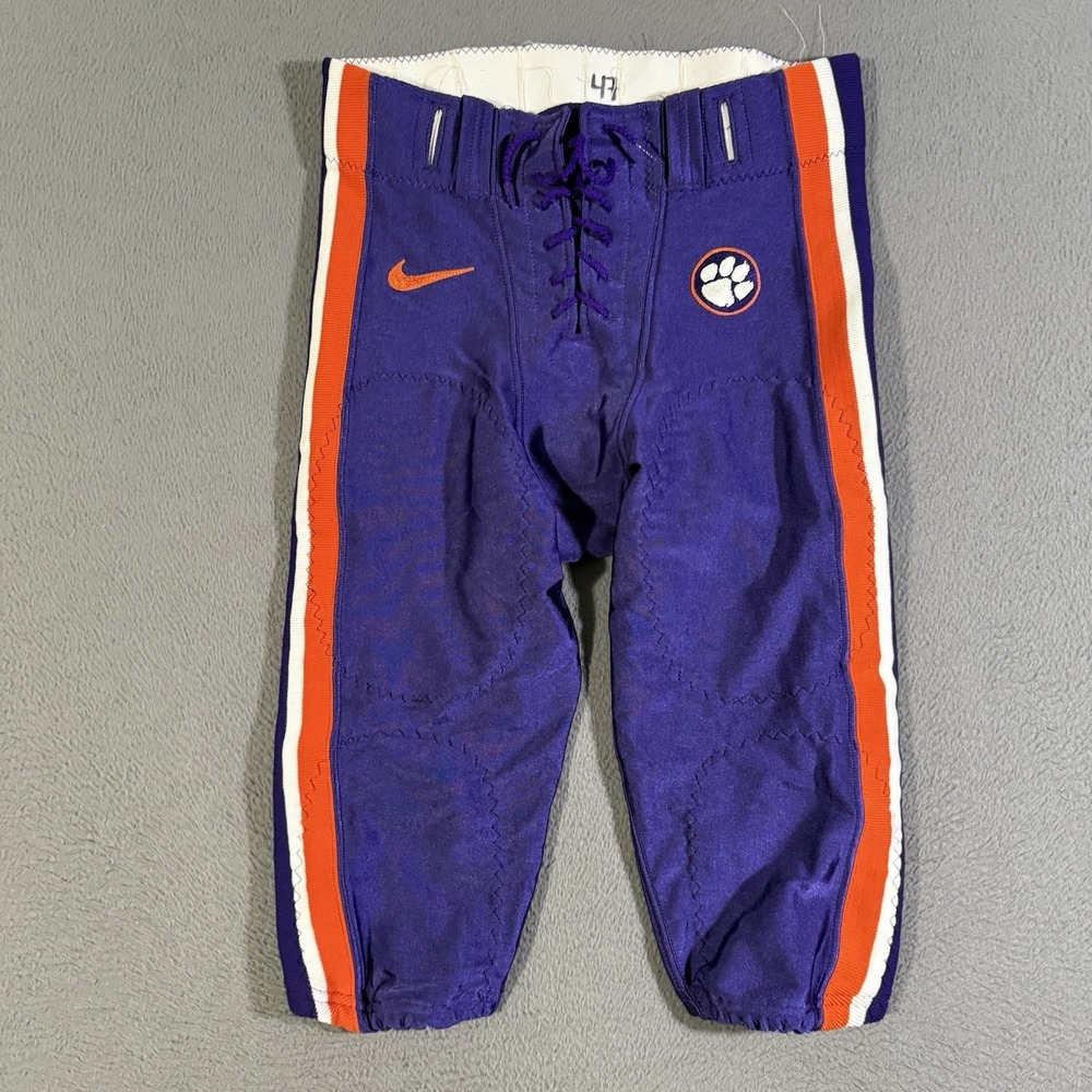 Vintage Rare Clemson Tigers 1990's Authentic Nike Game-Day Football Jersey Pants